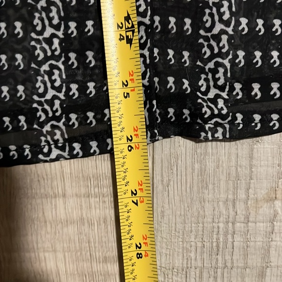 Fashion Mia Sheer Patterned Blouse - Picture 9 of 12